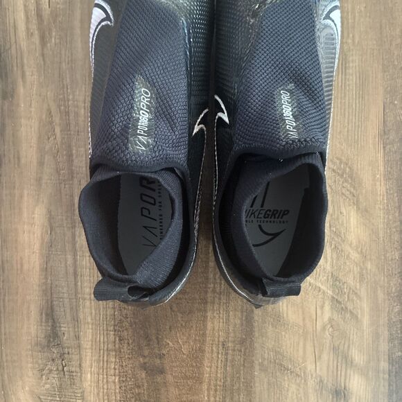 Nike Vapor Edge Pro 360 Detachable Men Size 11 Black Football Cleats CZ5574-001